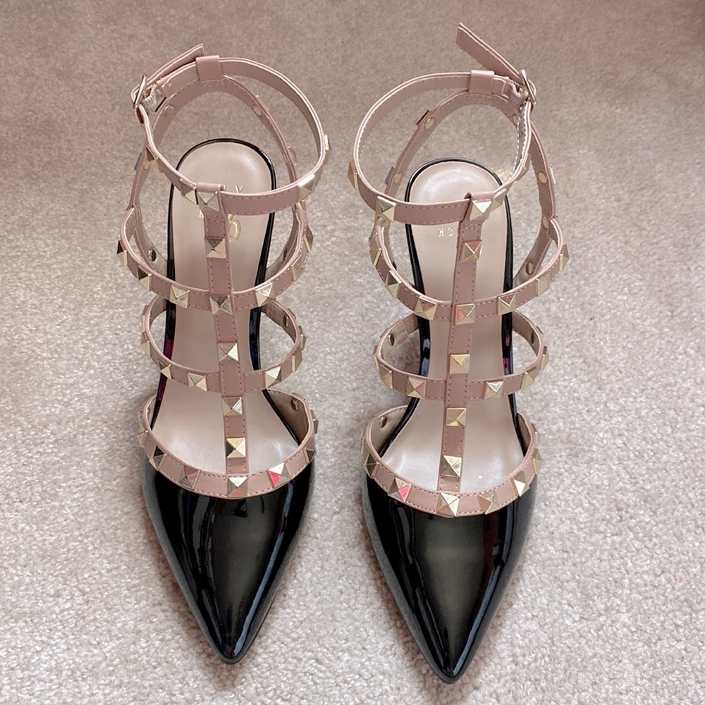 Studded heels